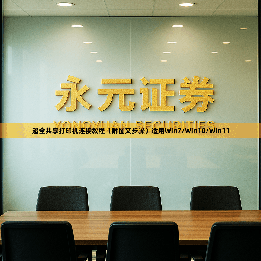 超全共享打印机连接教程（附图文步骤）适用Win7/Win10/Win11