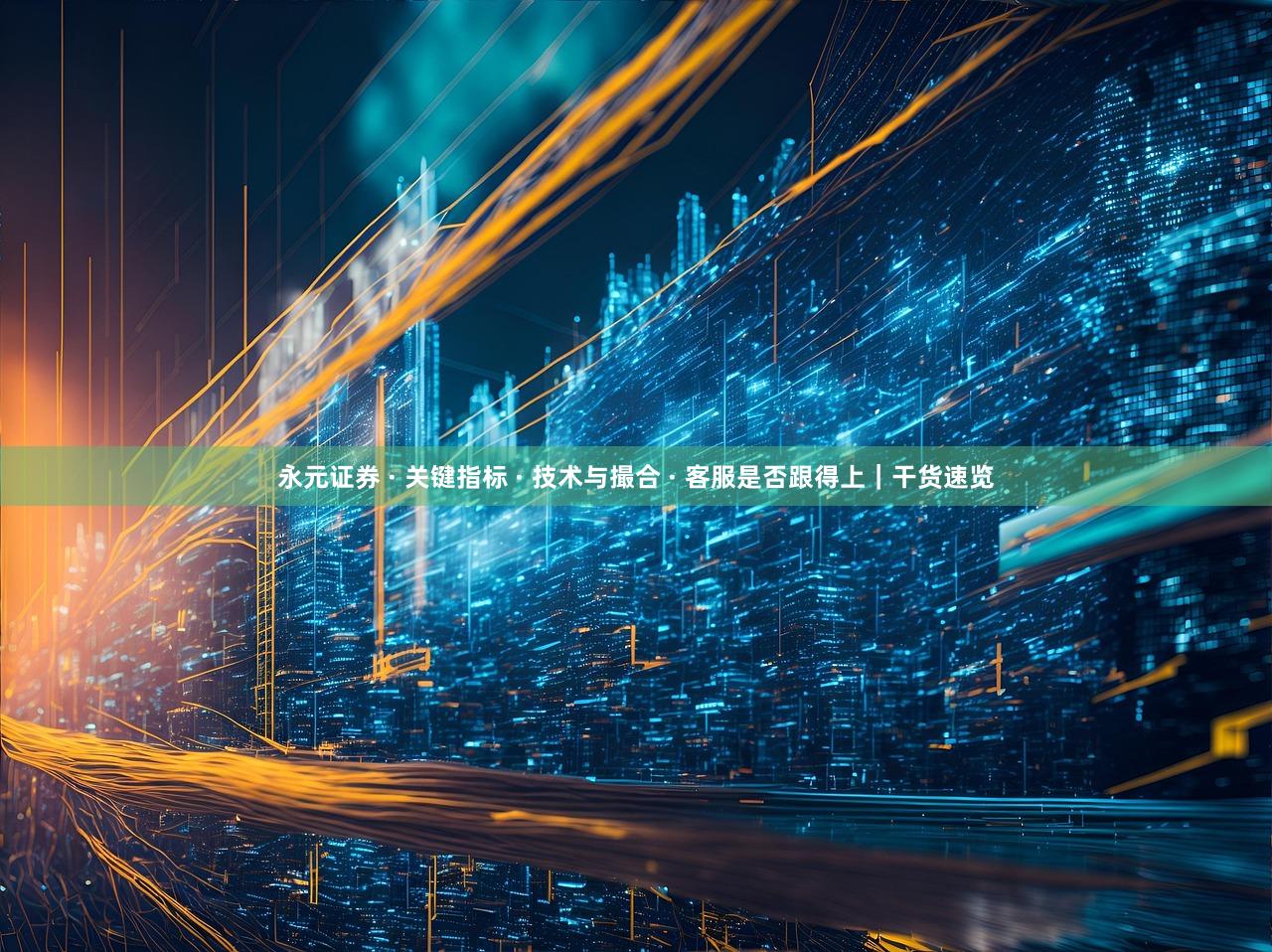 永元证券 · 关键指标 · 技术与撮合 · 客服是否跟得上｜干货速览