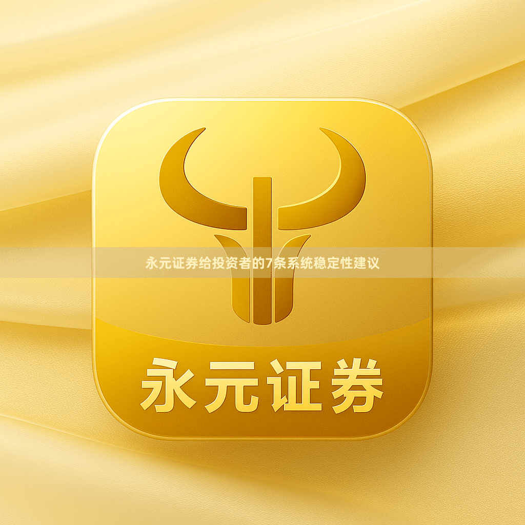 永元证券给投资者的7条系统稳定性建议