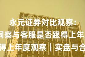 永元证券对比观察：数据与洞察与客服是否跟得上年度观察｜实盘与合规版